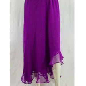 Vince Camuto Women's Chiffon Asymmetrical Hem Maxi